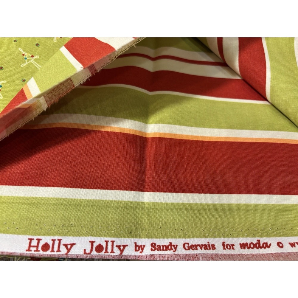 Moda Holly Jolly Christmas Quilt Fabric Lot Panel Pattern Cotton Holiday Sewing` - Picture 10 of 16